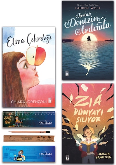 Genç Timaş Elma Çekirdeği - Parlak Denizin Ardında - Zia Dünyayı Siliyor Set 3 Kirap