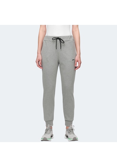 Slazenger VETERAN RBN Kadın Cepli Açık Gri Eşofman Altı