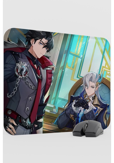 Neuvillette Genshin Impact Anime Gacha V5 - 48x40 Xl Gaming Mouse Pad Fare Altlığı