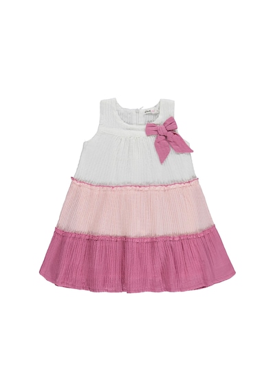 Civil Girls Fiyonklu 2 -5 Yaş Elbise  - Pembe 26005405126S1