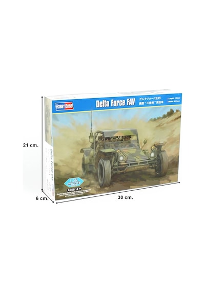 1/35 Delta Force Fav Hızlı Hücum Aracıi Araç Maketi, Hobbyboss 82406