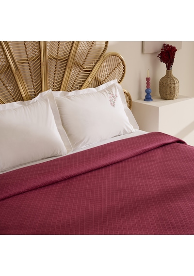 Karaca Home Morivelle Kişilik Pike Takımı Fuşya