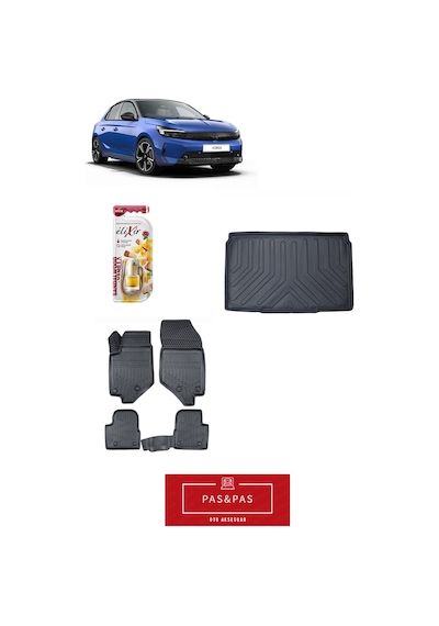 Opel Corsa F 2023 Model 5d Havuzlu Paspas Ve Bagaj Havuzu Set + Araç Kokusu