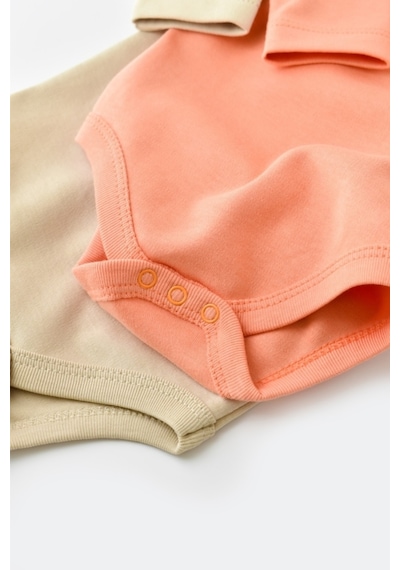 Babycosy Organik 2 Li Uzun Kollu Bebek Badi 001