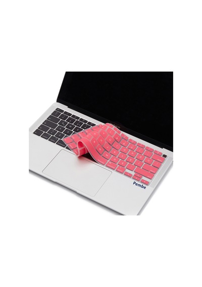Apple Uyumlu MacBook Air 13Inc Klavye Koruyucu A2179 A2337 İngilizce Türkçe Siyah