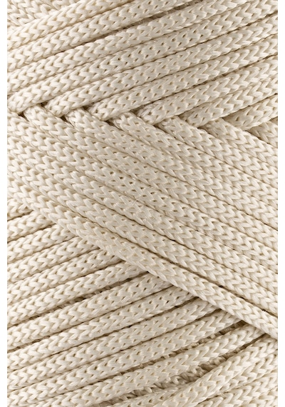 3 Mm - 250 Gr Polyester Makrome Ipi Ekru 120 M Polyester Makrome Ip Supla Ip Ve Çanta Ipliği