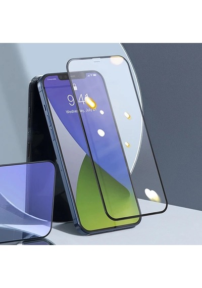 Baseus İphone 12 Pro Max 6.7 0.3mm 3d Full Tempered Cam Ekran Koruyucu 2adet Set- 5775