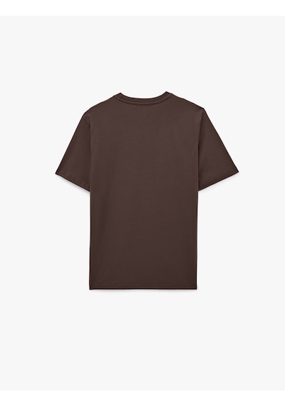 Koton Regular Fit Kısa Kollu Bisiklet Yaka Pamuklu Basic Tişört Kahverengi 6sam10332mk Kahve Koton Regular Fit Kısa Kollu Bisiklet Yaka Pamuklu Basic Tişört Kahverengi 6sam10332mk Kahve