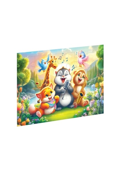 Ca Games Puzzle Neşeli Dostlar Ahşap