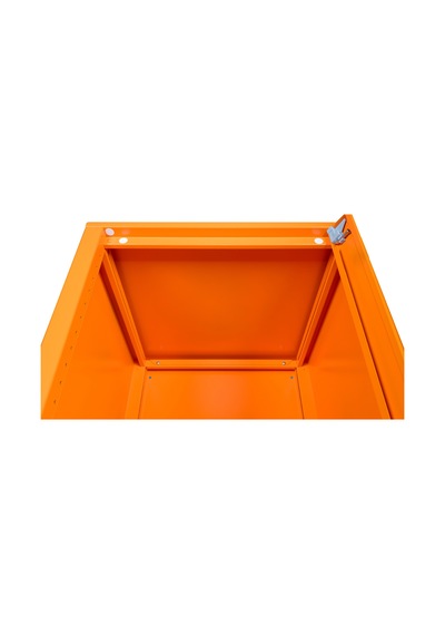 Alfafonet Ziglat Serisi Kilitli Metal Home Office Dolabı Metal Kapaklı Turuncu Ral 2004 450x1500x450 Mm
