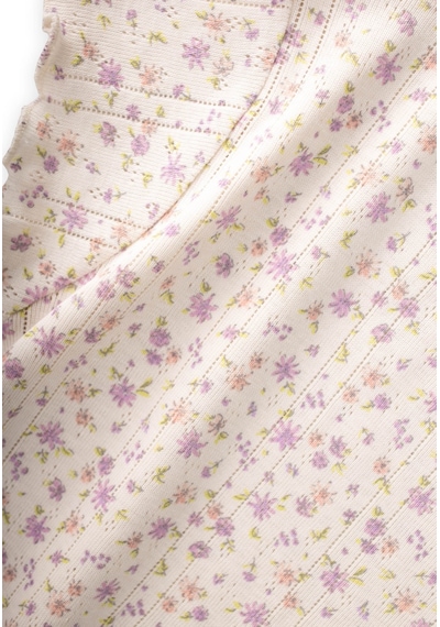 Cigit Desenli Pijama Takımı 1-8 Yaş Çıtır Çiçek Desen Beyaz