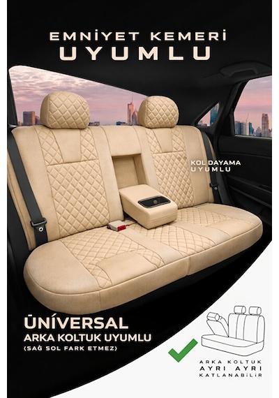 Chrysler Pt Cruiser Hb 2000 2010 Monaco Serisi Eviza Bej Koltuk K