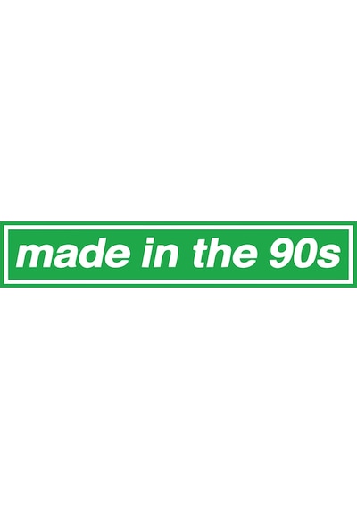 Made In The 90s Araba Stickeri 17x17 Cm Yeşil