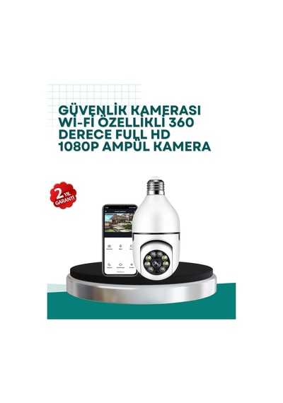 360 Panoramik Görüntüleme Sunan Ampul Tipi Güvenlik Kamerası Mh-hs7376-0124