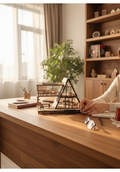 Kendin Yap Maket Ev Kış Bungalov