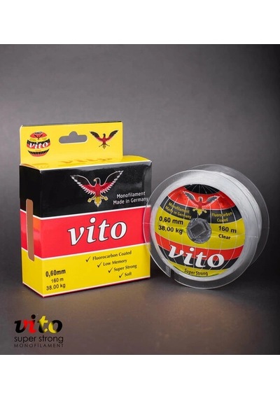 Vito Süper Strong Monoflament Şeffaf Misina 160 Metre 0,60mm - Standart
