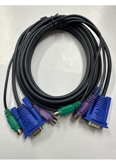 5 Metre Kvm Switch Kablosu Erkek Erkek Kvm Kablo