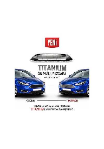 Focus Ön Tampon Panjuru Titanium 2015/ F1eb 8200 Cc