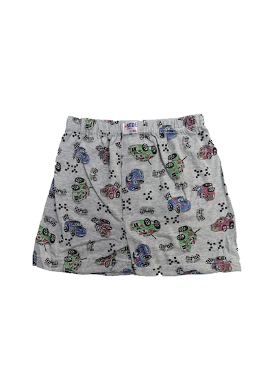 Sedef Yıldızı 12 Li Paket Sedef Yıldız Erkek Çocuk Desenli Penye Boxer