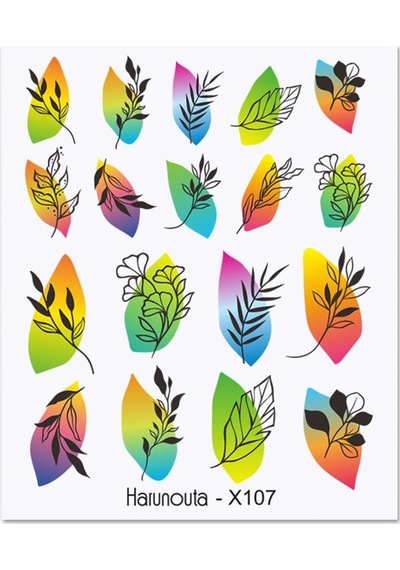 Su Transferli Nail Art Sticker X107 53013-7