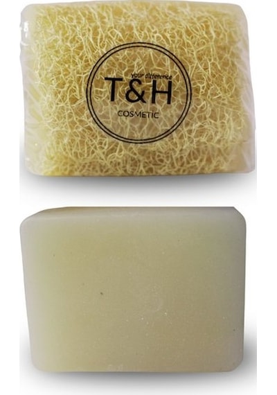 T&H Cosmetic Doğal Kabak Lifli Eşek Sütü Sabun 130 G