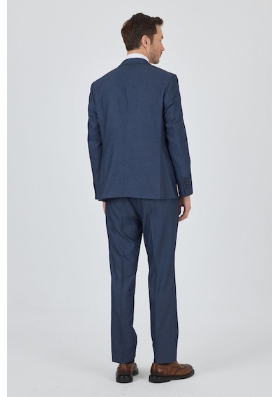 İmza Lacivert Mono Yaka Esnek 6 Drop Comfort Fit Classic Takım Elbise 1001250152 Lacivert İmza Lacivert Mono Yaka Esnek 6 Drop Comfort Fit Classic Takım Elbise 1001250152 Lacivert
