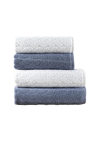 Mürdüm Home Sarmaşık Çift Renk Banyo Havlusu, 4'lü Paket 2 Parça 70x140 ,2 Parça 50x90 Yumuşak Ve Emici, Kaliteli Günlük Kullanıma Uygun%100 Pamuk Havlu İndigo-beyaz Sku: Mır8690010170927 4 Renk Mürdüm Home Sarmaşık Çift Renk Banyo Havlusu, 4'lü Paket 2 Parça 70x140 ,2 Parça 50x90 Yumuşak Ve Emici, Kaliteli Günlük Kullanıma Uygun%100 Pamuk Havlu İndigo-beyaz Sku: Mır8690010170927 4 Renk