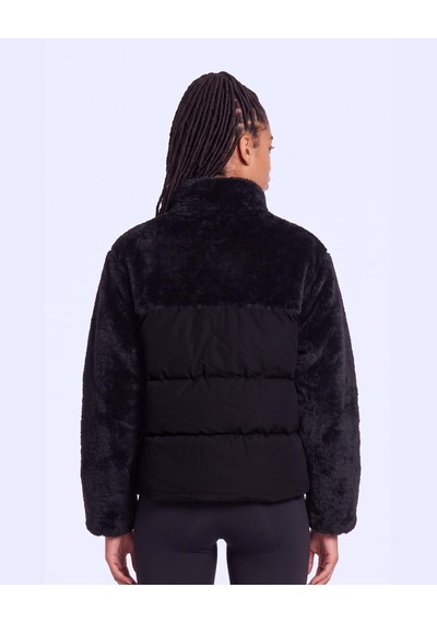 Kappa Elena Kadın Siyah Regular Sherpa Mont