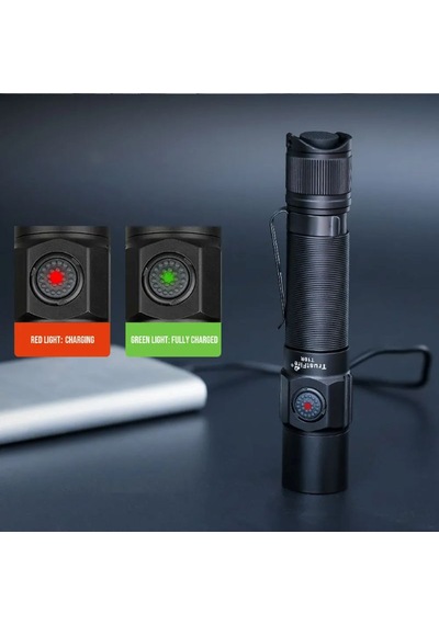 Trustfire T10r Taktikal Fener 1800 Lümen Siyah