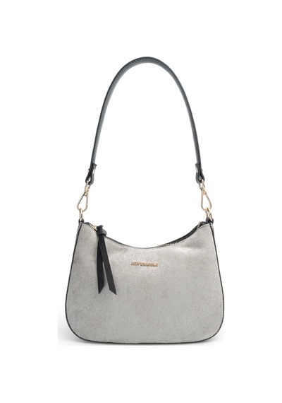 Silver & Polo Silver Polo Füme - Siyah Süet Kadın Omuz Çantası Sp1259