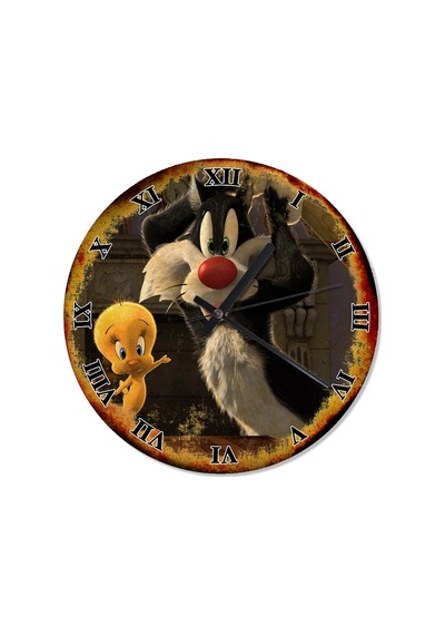 Tweety Ve Sylvester Analog Duvar Saati (408136953) Diğer