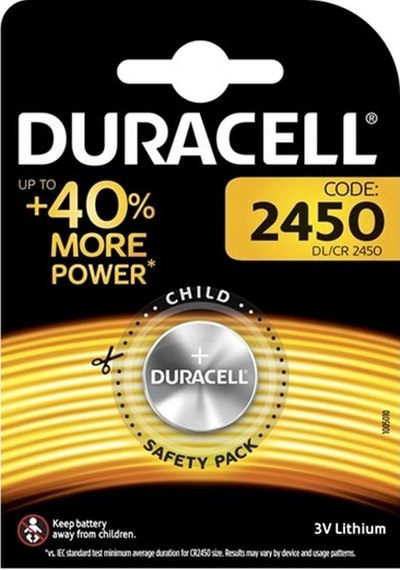 LİT. PİL TEK  DURACELL CR2450