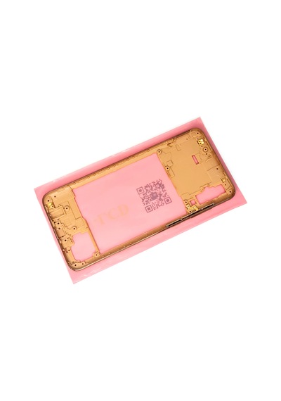 Tkgz - Samsung Galaxy Uyumlu A70 A705 Full Kasa Arka Kapak Batarya Kapağı - Gold Çok Renkli