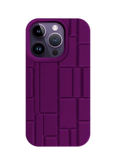 Apple Uyumlu iPhone 14 Pro Kılıf Rubicon Desenli Silikon Kapak