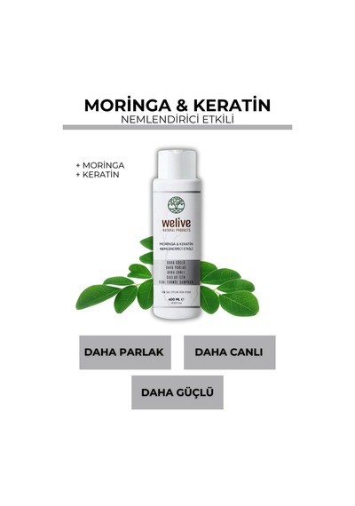 Moringa & Keratin Besleyici Bakım Şampuanı 400 Ml Normal