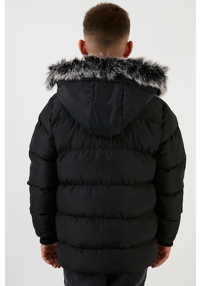 Lela Içi Peluş Astarlı Çıkarılabilir Kapüşonlu Suya Dayanıklı Kışlık Erkek Çocuk Mont 5760022 Siyah Lela Içi Peluş Astarlı Çıkarılabilir Kapüşonlu Suya Dayanıklı Kışlık Erkek Çocuk Mont 5760022 Siyah