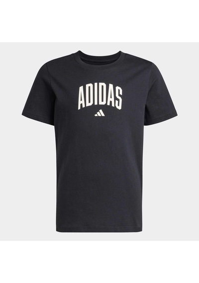 Adidas Collegiate Graphic Çocuk Siyah Tişört Ke1348 Siyah