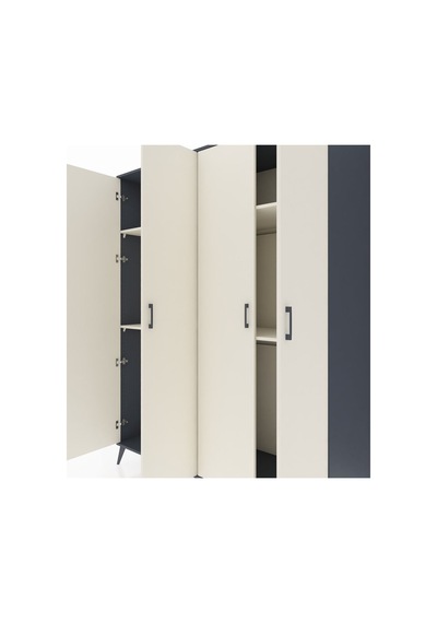 Kronos Gardrop 4 Raflı 4 Kapaklı 4 Askılı 176x59x221 Antrasit-aytaşı Aytaşı Kronos Gardrop 4 Raflı 4 Kapaklı 4 Askılı 176x59x221 Antrasit-aytaşı Aytaşı