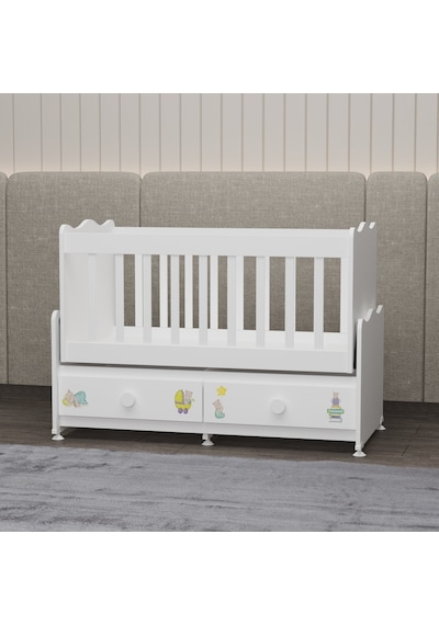 Garaj Home Elegant 60x120 Beşik - Ayıcık Beyaz