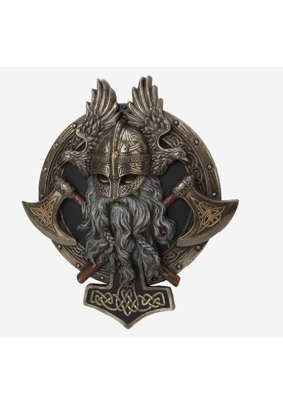 Veronese Design Viking Duvara Asmalı Valhalla Heykeli