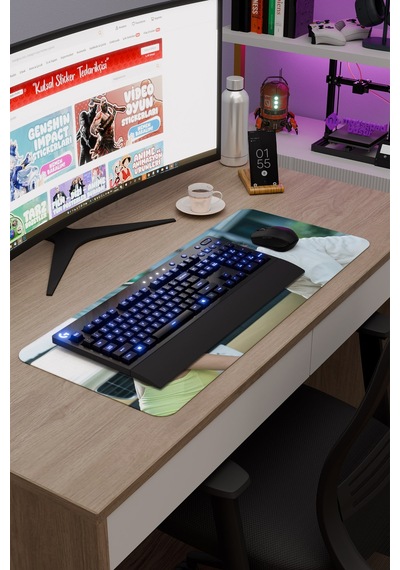 Alice İn Borderland V2 70x30 Xl Gaming Kauçuk Kaymaz Taban Mouse Pad Fare Altlığı