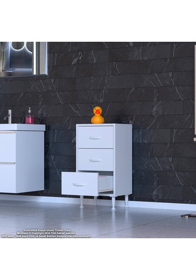 Eliusta Seçer 3 Çekmeceli 50 Cm Banyo Ve Mutfak Dolabı Beyaz 50x75x32,5 Cm Çok Amaçlı Organizer Dolap Beyaz Eliusta Seçer 3 Çekmeceli 50 Cm Banyo Ve Mutfak Dolabı Beyaz 50x75x32,5 Cm Çok Amaçlı Organizer Dolap Beyaz
