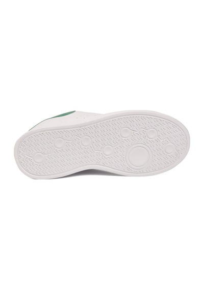 Walkway Beyaz Yeşil Bağcıklı Hafif Unisex Cilt Spor Ayakkabı Costa G Beyaz - Yeşil