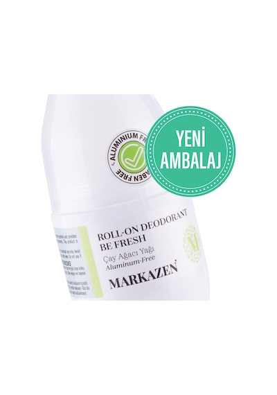 Markazen Çay Ağacı Yağı İçeren Alüminyumsuz Unisex Roll-On 50 ML