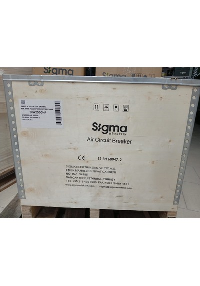 Sigma Termik Manyetik Şalter 4 Kutuplu - Sfa2500h4 2500a Açık Tip Güç Şalteri