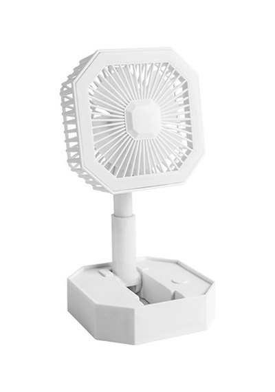 Ledli Katlanabilir Ergonomik Masa Üstü Fan Led Işıklı Güçlü Masa Üstü Katlanabilir Çanta Boy Fan