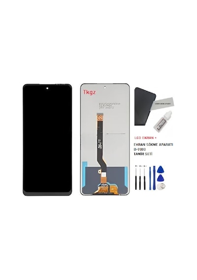Tkgz Tecno Pova 5 Lcd Ekran Dokunmatik Service Pack + B-7000 + Tamir Seti