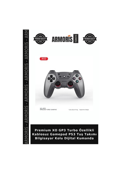 Premium Xo Gp3 Turbo Özellikli Kablosuz Gamepad Ps3 Tuş Takımı Bilgisayar Kolu Dijital Kumanda