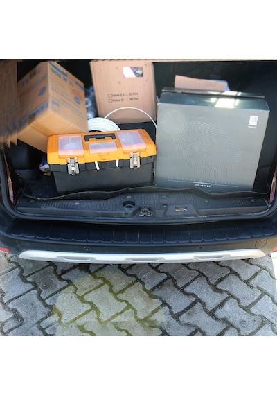 Cappafe Dacia Dokker Arka Tampon Eşiği Koruma Mat Siyah 2013-› N11.1777