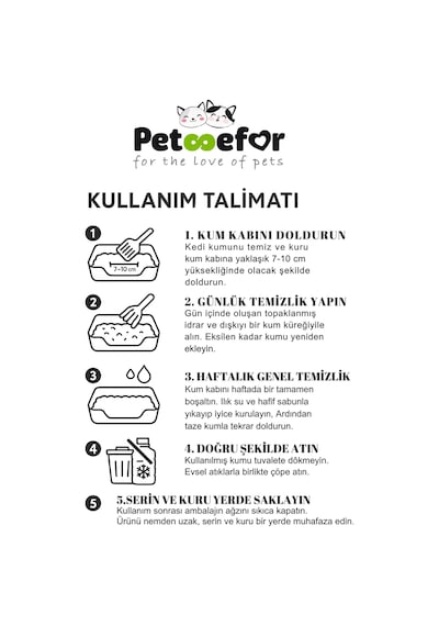 20 Kg Aktif Karbonlu Yeni Nesil Organik Kedi Kumu X2 Adet